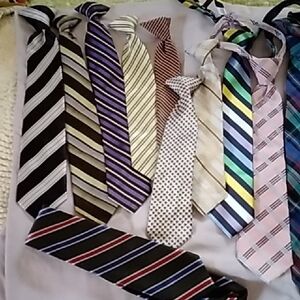 Kids Striped Necktie - Multi Color
